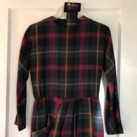 Vintage wool lined dress - Picture 2 of 6